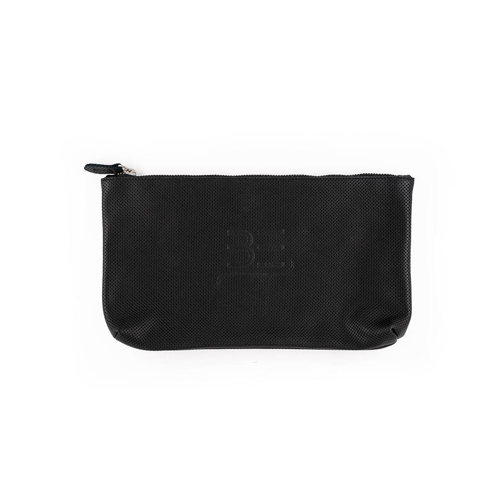 Pochette pelle nera